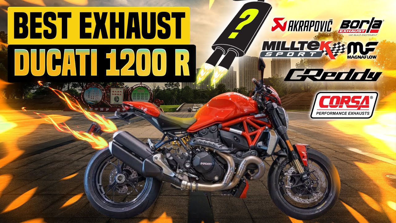 Ducati Monster 1200 R Exhaust Sound🔥Remus,SC Project,Spark,Termignoni,Upgrade