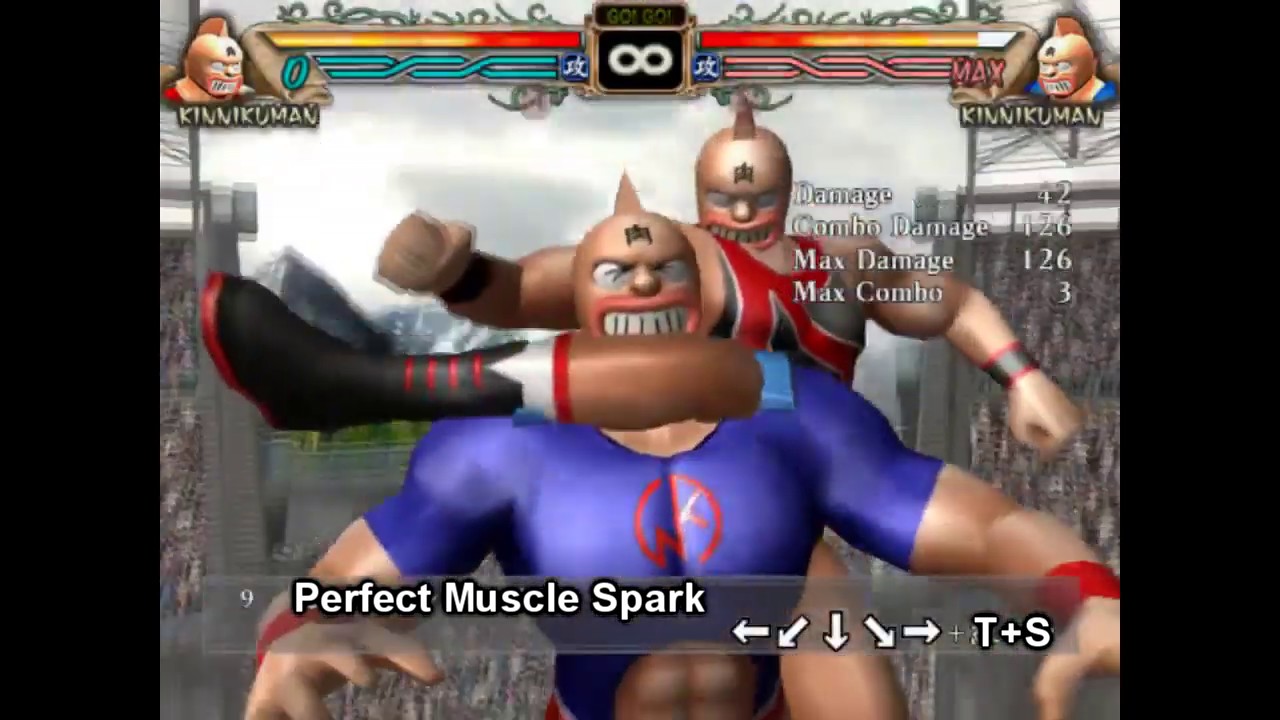 Suguru Kinniku(King Muscle) Movelist - Kinnikuman Muscle Grand Prix Max 2: Tokumori(Ps2)