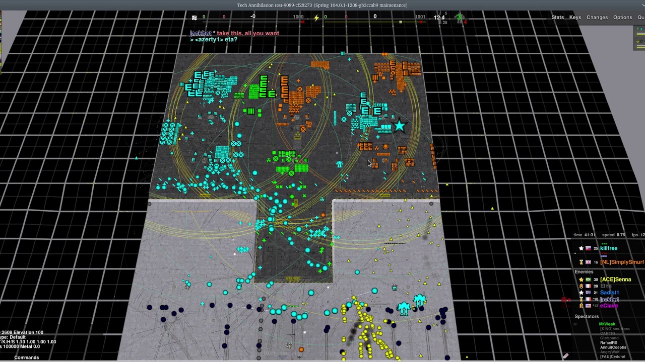 Just a piece of Tech Annihilation game (Spring RTS engine)