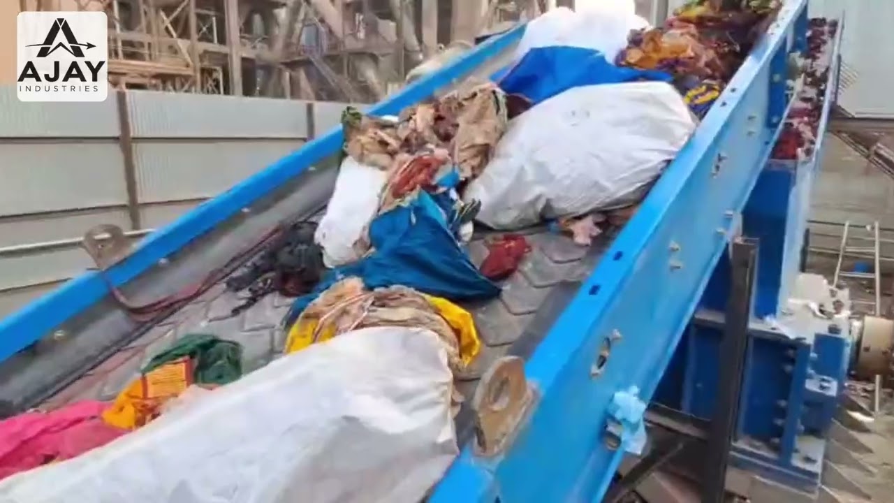 Custom-Built Heavy Duty Twin Shaft Shredder  MSW & RDF Waste Management Innovation 