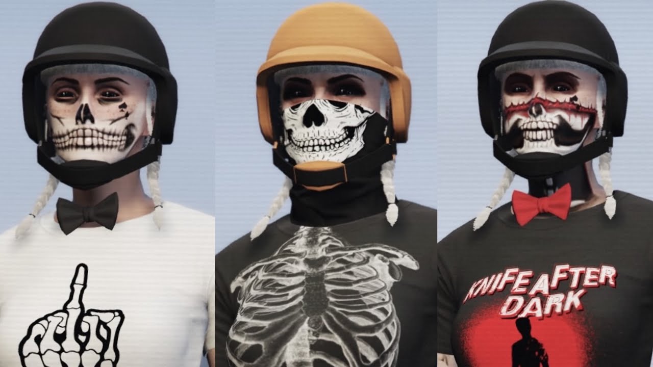 ☆ GTA 5 Online | Spooky Halloween Female Outfit Components 🎃👻 (Ps4/Ps5/Xbox1) (Tryhard/Freemode)