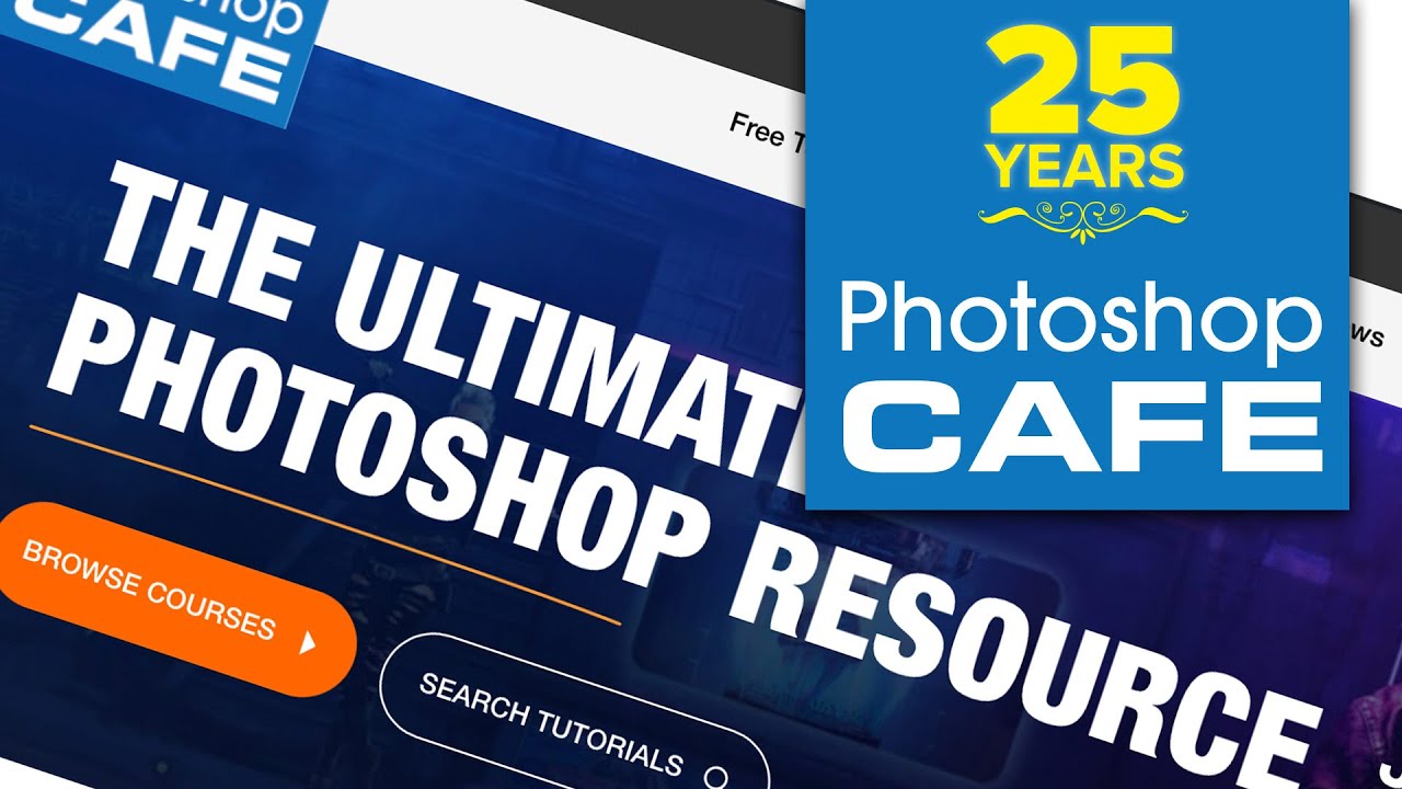 700 бесплатных уроков по Photoshop, новый сайт PhotoshopCAFE