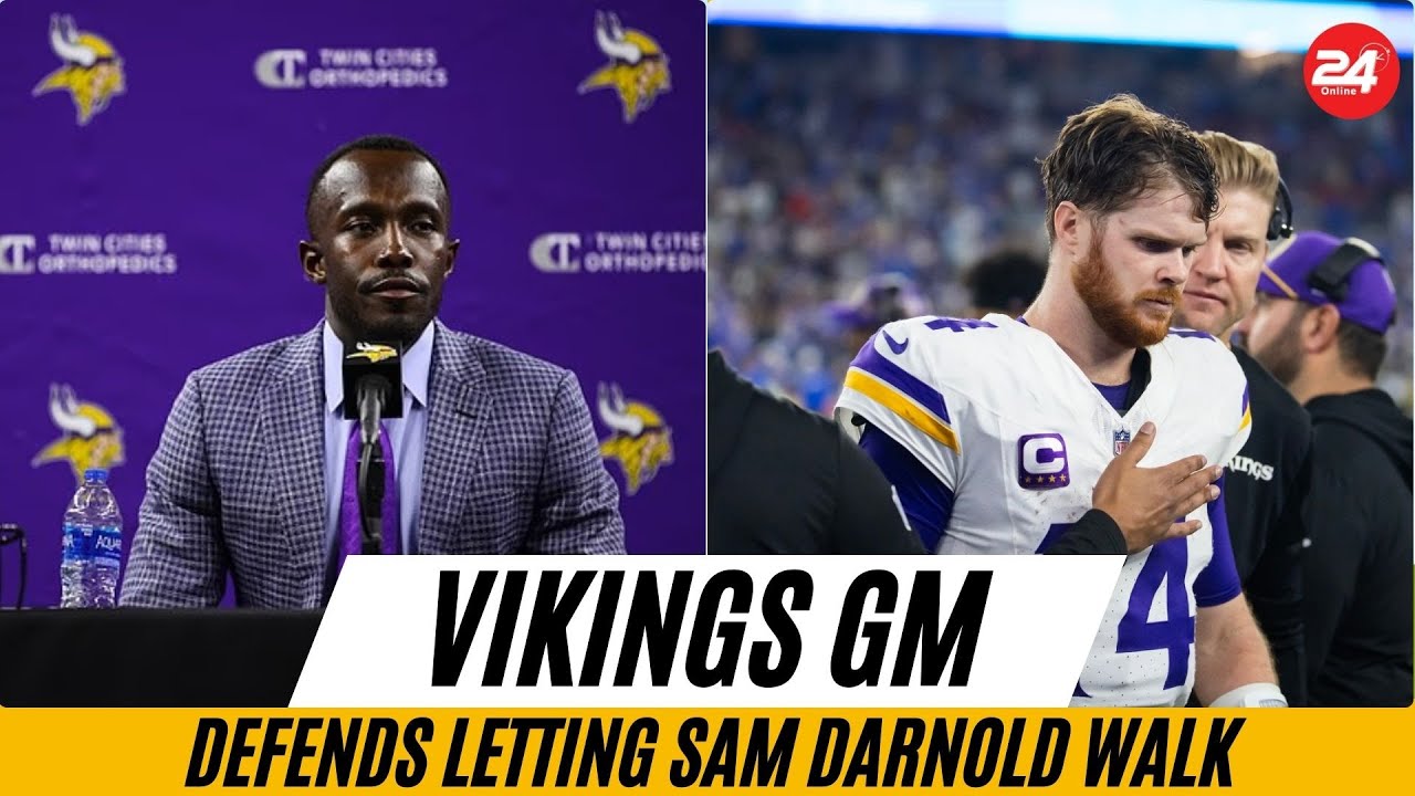 Vikings GM Defends Letting Sam Darnold Walk, Admits Decision Didn’t Work Out as Planned