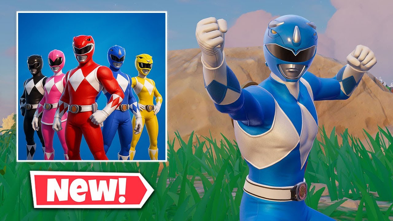 NEW POWER RANGERS BUNDLE Gameplay In Fortnite!