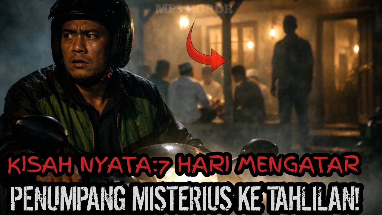 TUKANG OJEK 7 HARI MENGANTAR PENUMPANG KE RUMAH TAHLILAN — TERNYATA TAHLILAN PENUMPANG ITU‼️