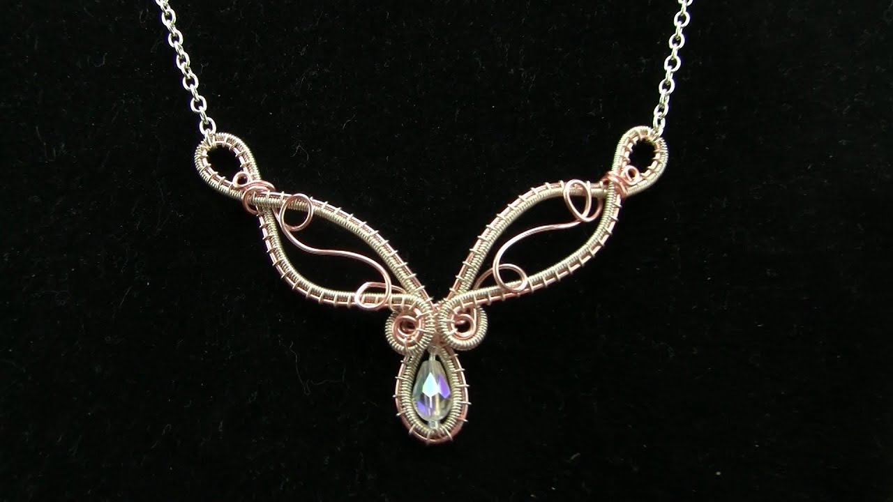 Elven Filigree Necklace Wire Wrap Tutorial
