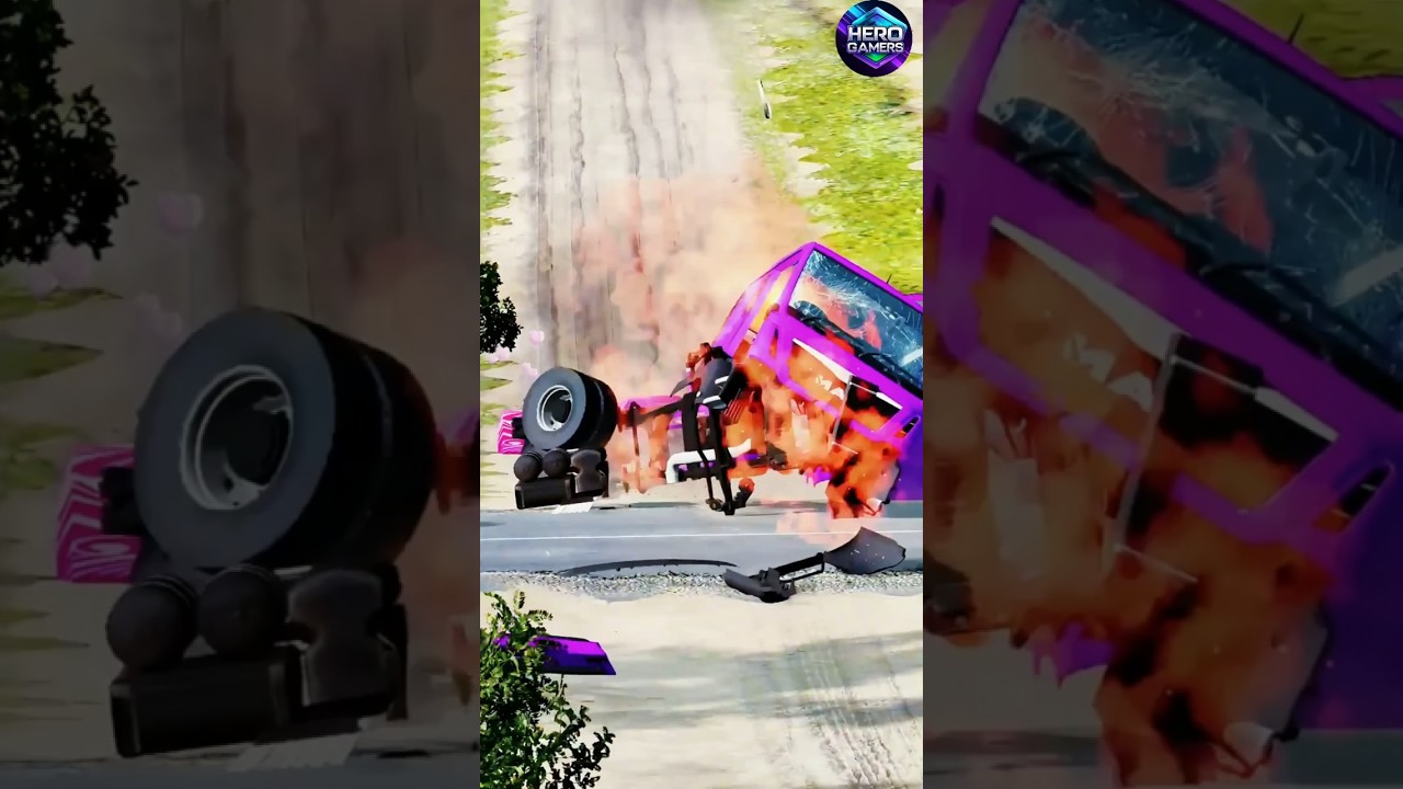 BeamNG Drive Crashes That Will Shock You 😱 | Trending Now #beamngdrive #shorts #shortvideo #short