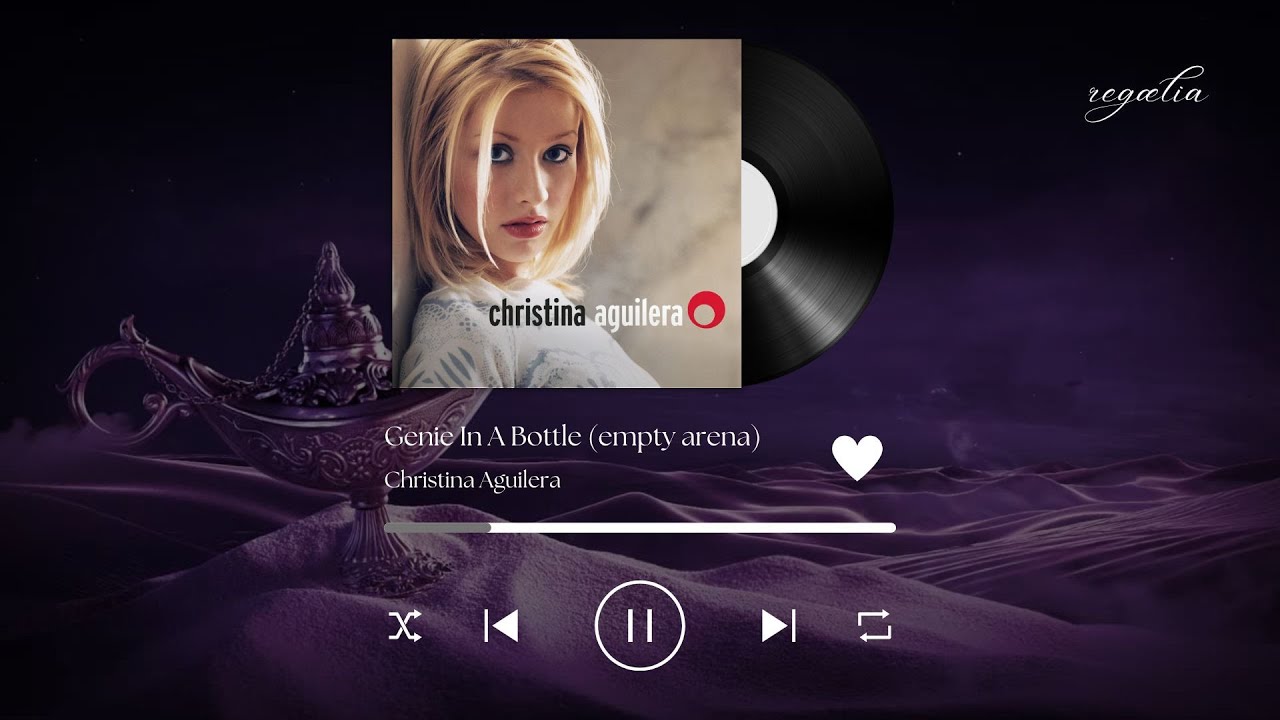 christina aguilera - genie in a bottle (empty arena)