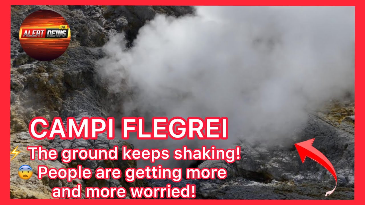 La terra TREMA ai Campi Flegrei: pressione altissima sotto la Solfatara 🔴 | 25/08/2025