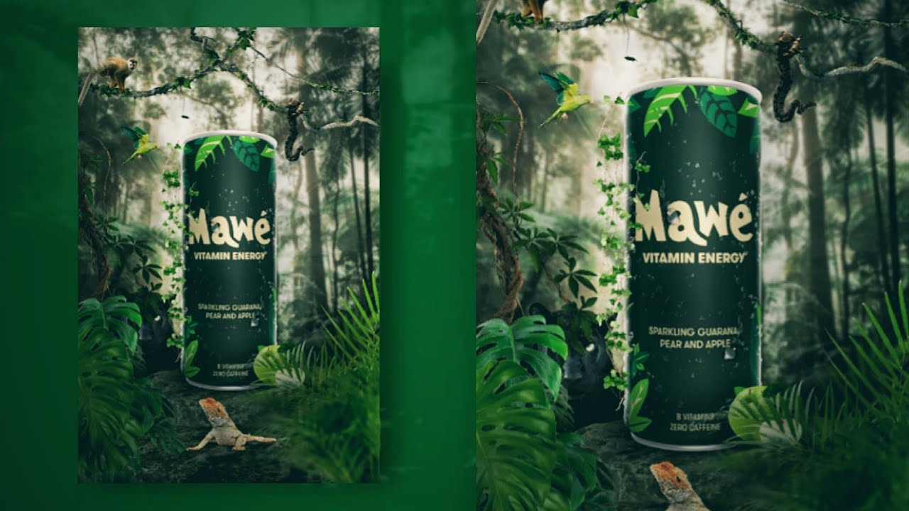 Mawe Product Manipulation Design In Pixellab | Pixellab Tutorials | Product Advertising Design.