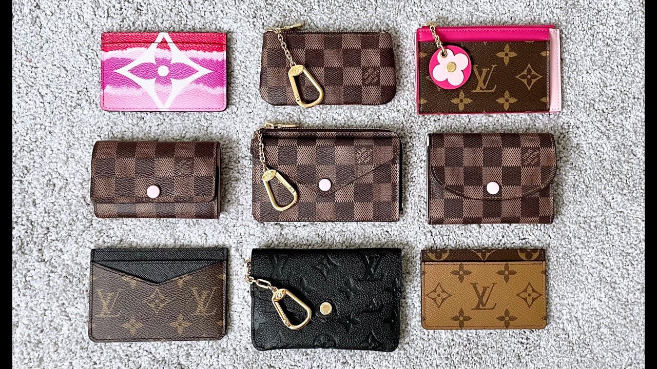 Louis Vuitton Recto Verso Unboxing & size comparison Card holder, Key Cles, Rosalie, 6 Key Holder LV