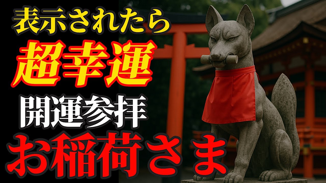 午の日&times;一粒万倍日&times;大安 ご縁のある人に表示されています！お稲荷さま・弁財天さまに開運参拝【稲荷神社・弁財天社 五社神社】パワースポット