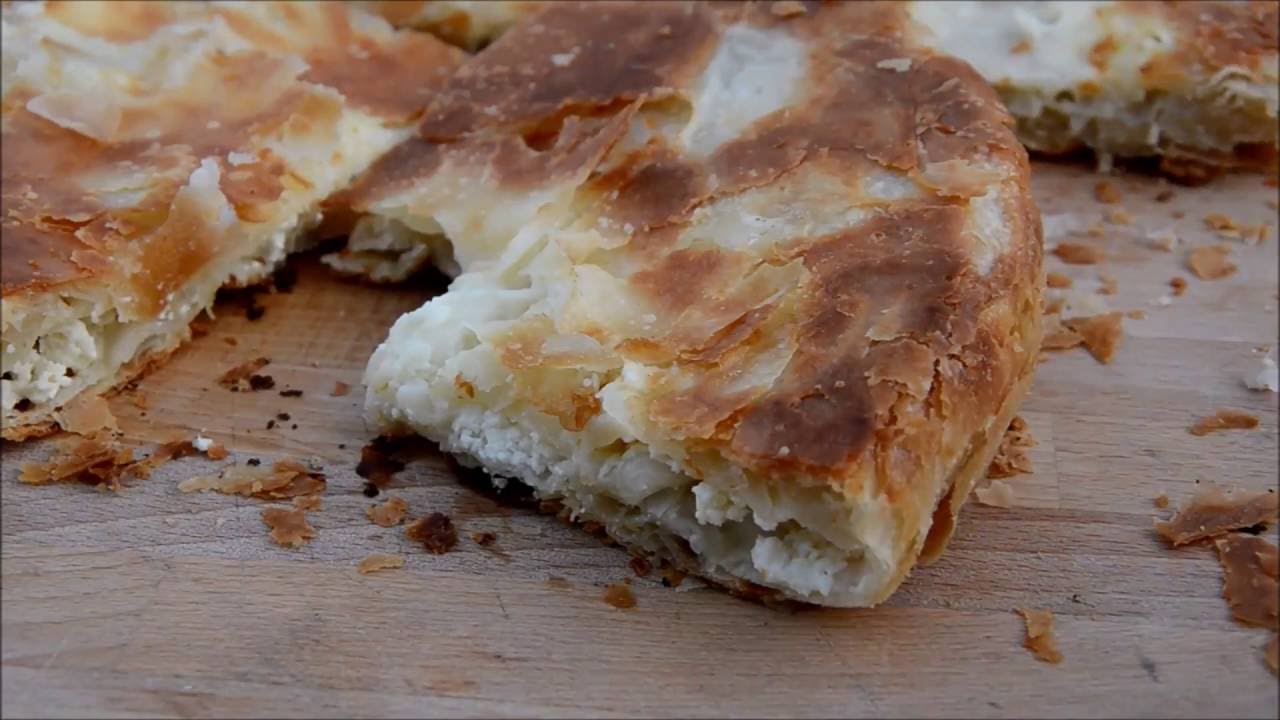 Vučeno tijesto za burek sirnicu pitu - Sašina kuhinja