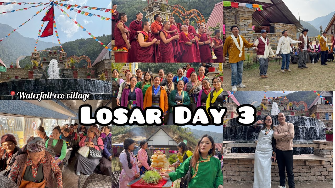 LOSAR DAY 3 celebration at Waterfall Eco Village, Bhurjung khola 