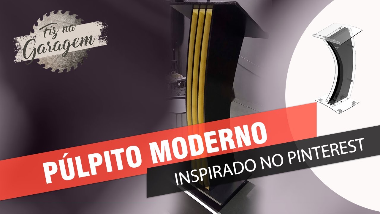 Como fazer púlpito moderno em madeira
