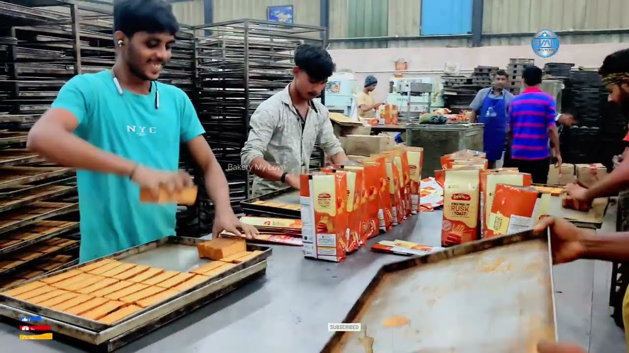 Gur Rusk|गुर टोस्ट कैसे बनता है|Rusk making|Bakery My Love|Bakery business