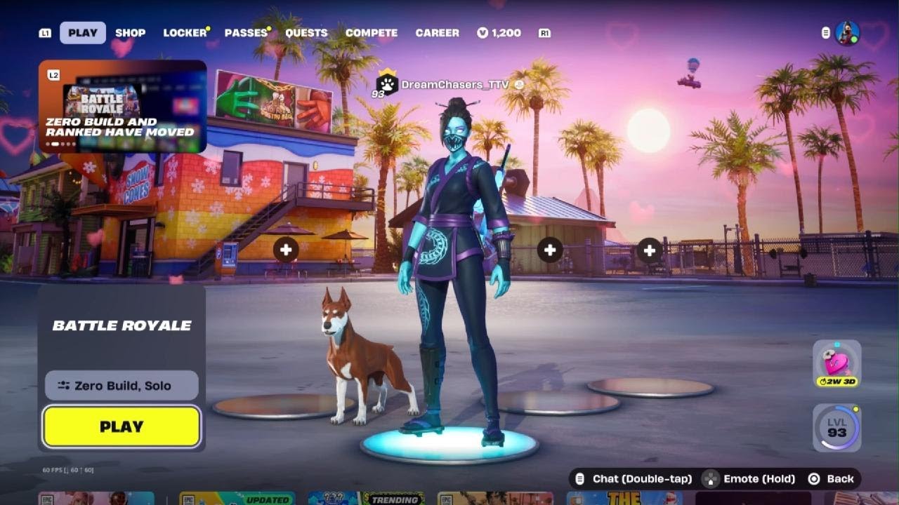 Solo ZeroBuild Fortnite!