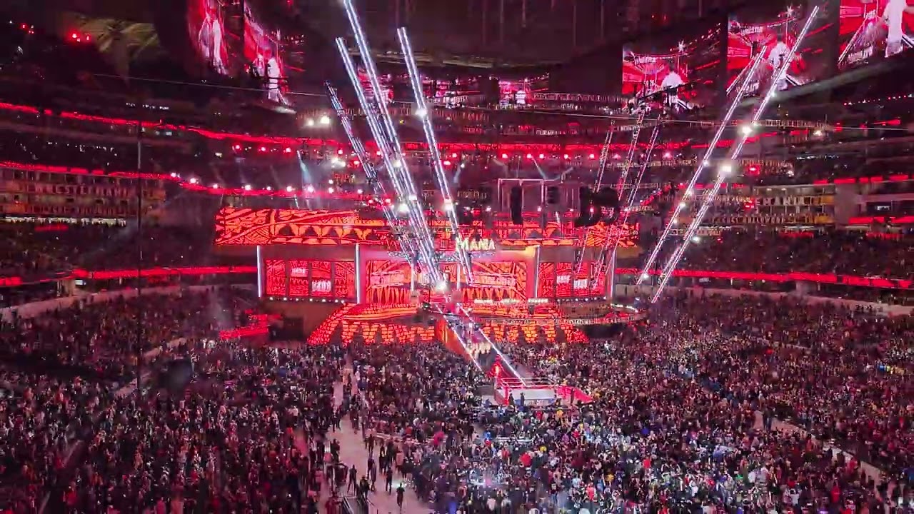 The Usos vs Kevin Owens And Sami Zayn Entrances WrestleMania 39 2023 