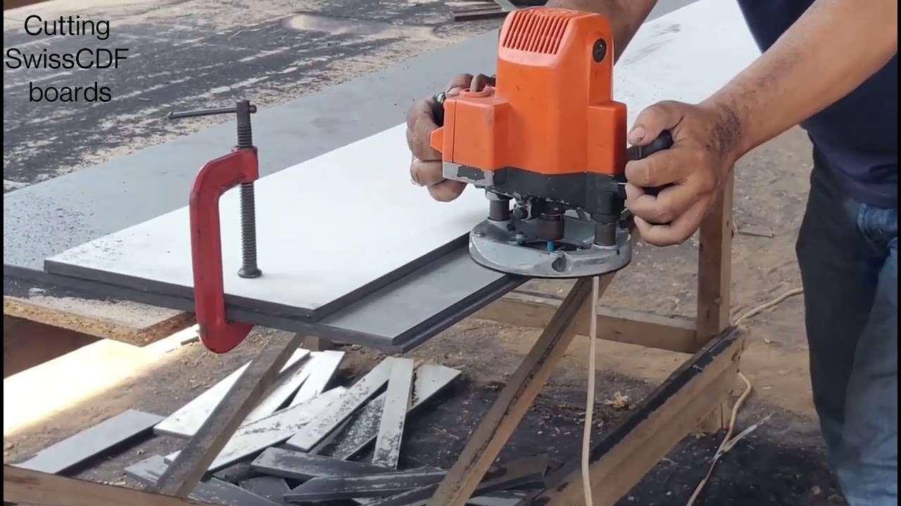 How to cut SwissCDF boards for partitions