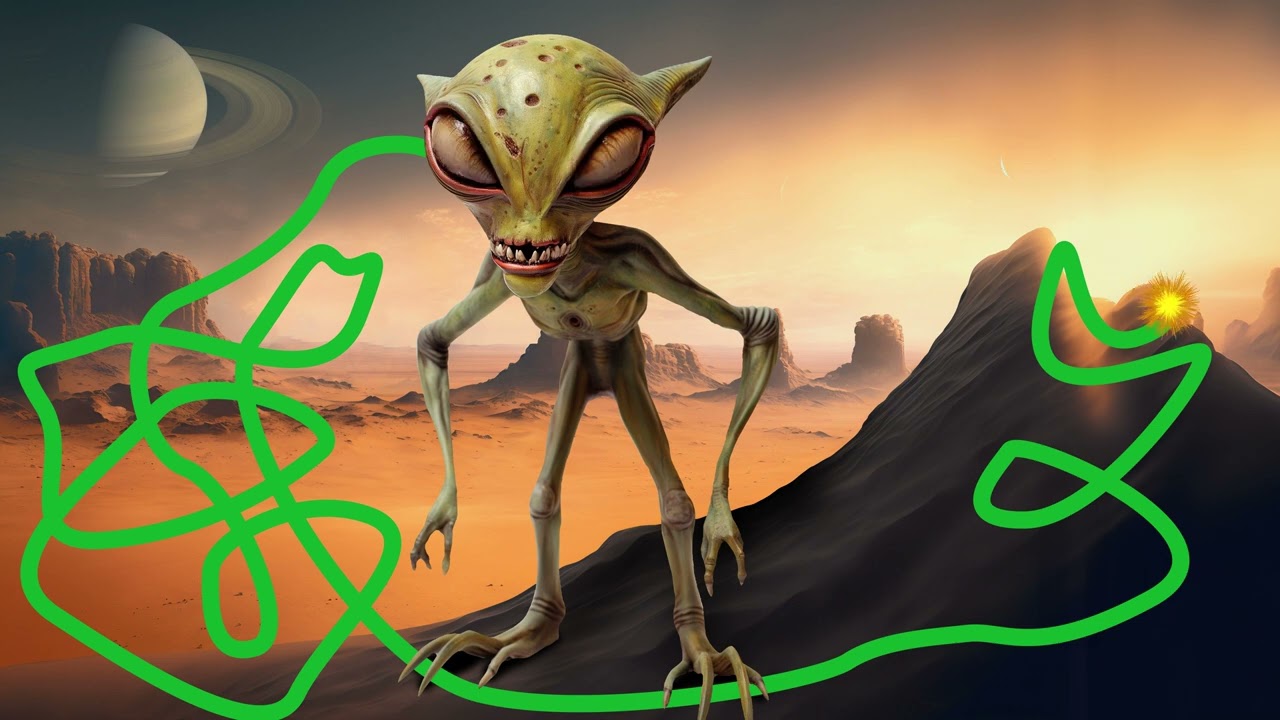 👽 1 Minute Alien Timer // Halloween 🎃 4K