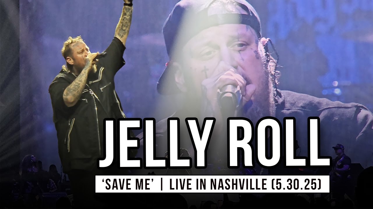 Jelly Roll Performs 'Save Me' in Nashville | Bridgestone Arena - May 30, 2025