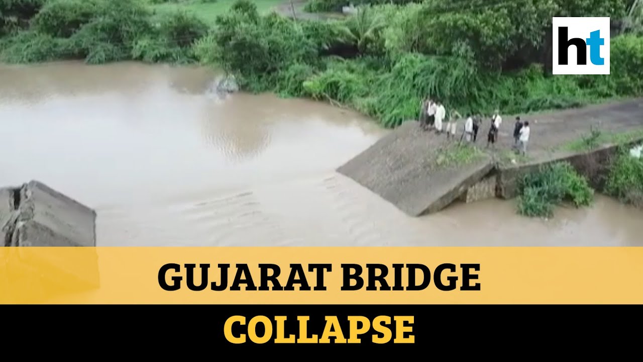 Gujarat: Bridge collapses as heavy rain lashes Junagadh; many areas waterlogged