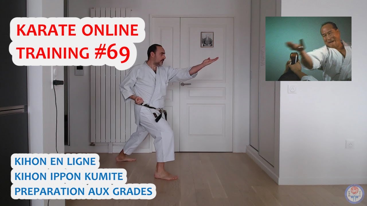 PREPARATION AUX GRADES - KIHON PIEDS/POINGS - IPPON KUMITE 🥋 Karate Online Training #69