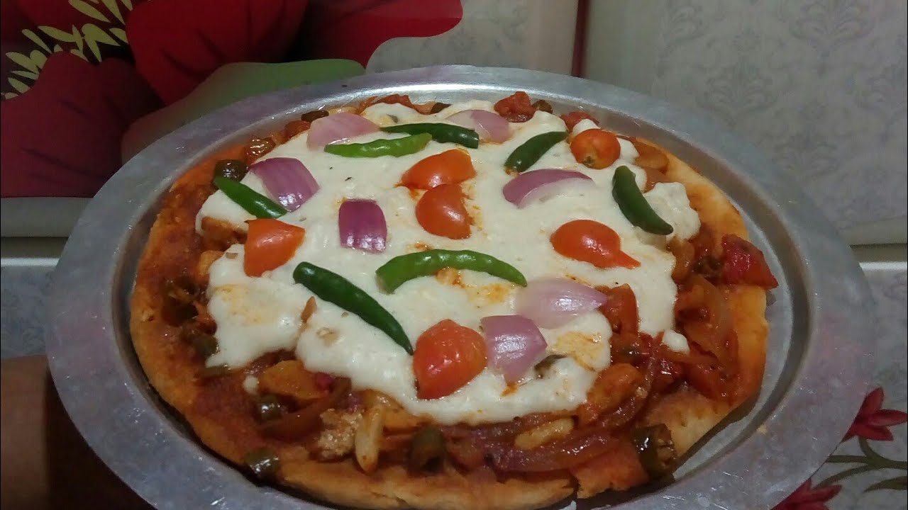 Pizza siam dan awlsam ber.🍕😋😘//Pizza (without yeast,mozzarella cheese &oven)🍕🍕