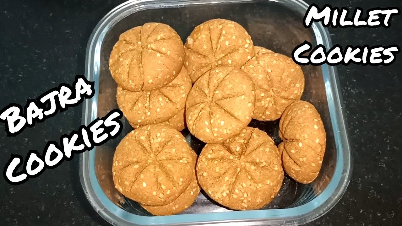Bajra Cookies | Easy Millet Cookies Recipe | Gluten Free Cookies Recipe 