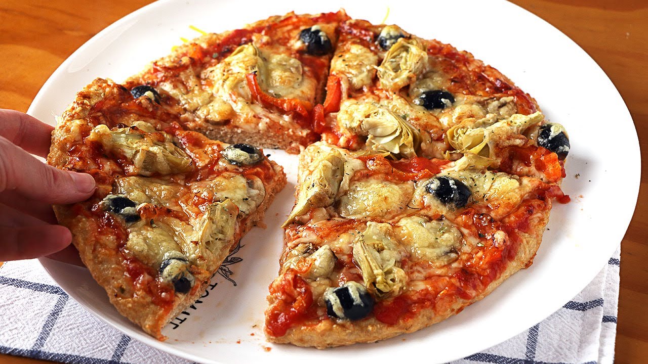 Pizza SIN harina -  Receta muy rápida y fácil