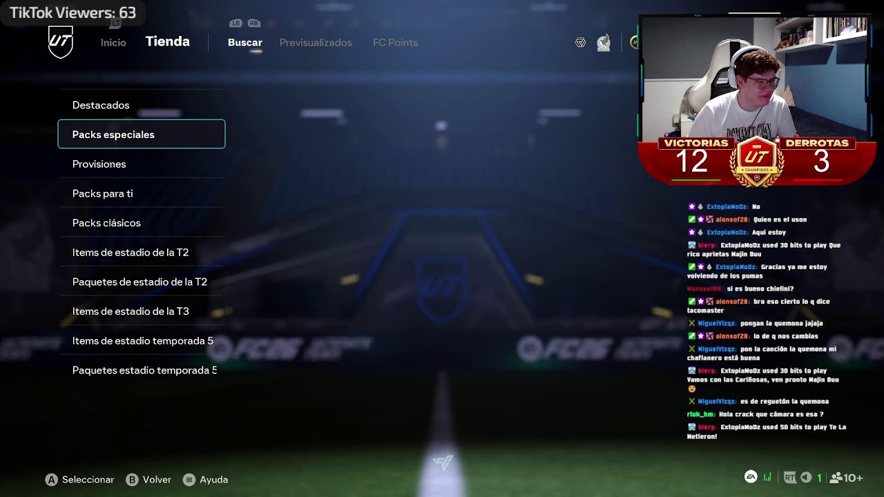 Nuevo Equipo para mi Fut Champions, en directo !!!!!!