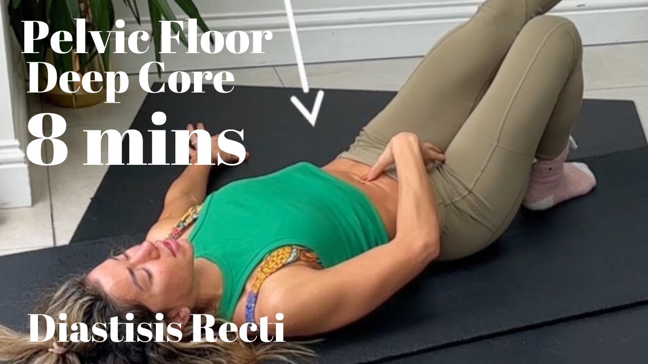 8 minutes KEGALS, deep Core and inner thighs| diastasis Recti | kimmyfitness