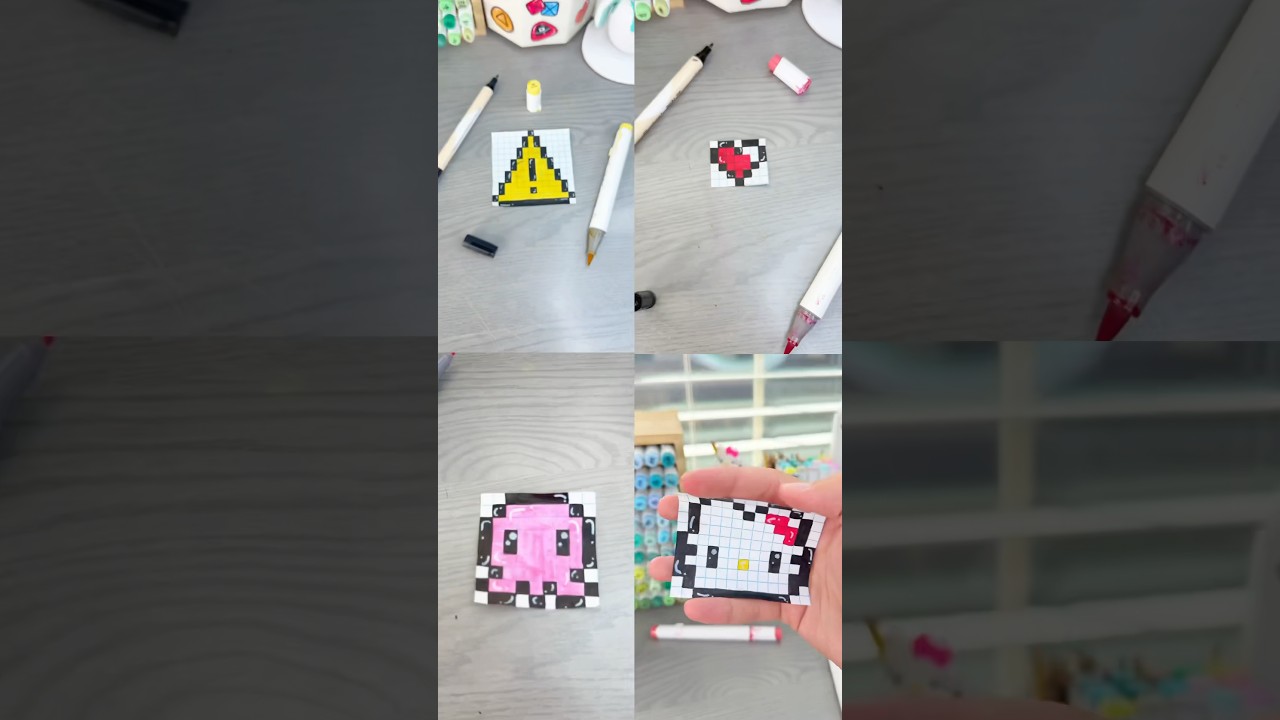 😗Cute Pixel Art Ideas!? #pixel #pixelart #pixelartideas #pixelarttutorial