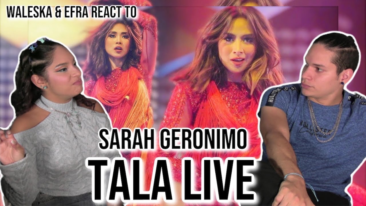 Waleska & Efra react to SARAH GERONIMO 'TALA' LIVE in UNIFIED W/ Regine V