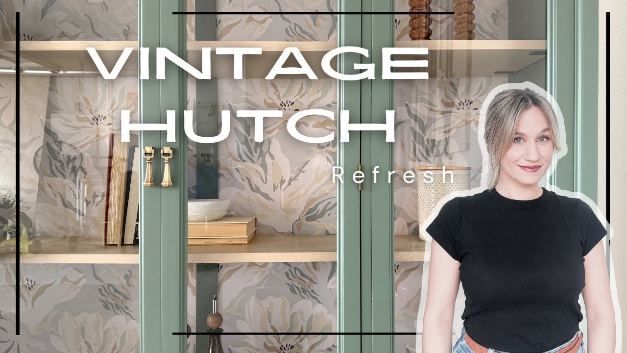 COMPLETE Vintage Hutch Makeover | Furniture Refresh