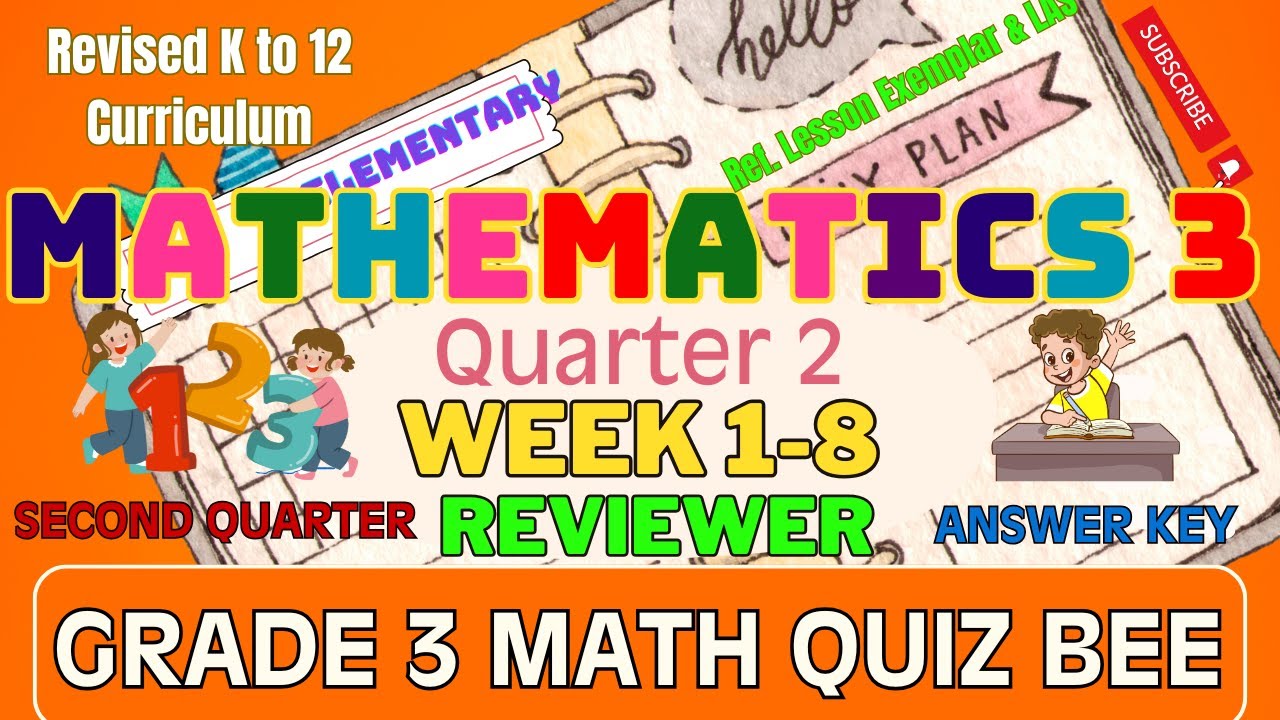 Grade 3 Math Quiz Bee Reviewer Quarter 2