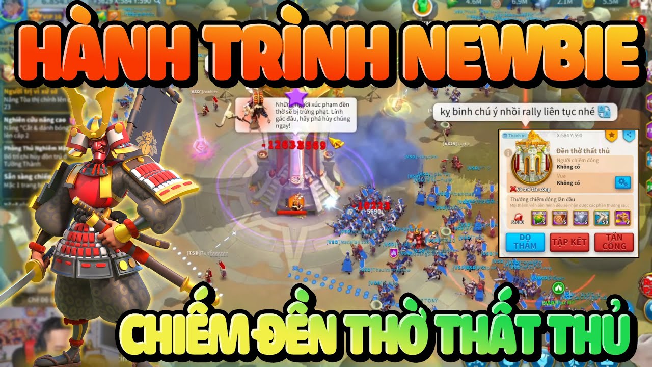 Hành Trình Newbie Tập 12: Chiếm Đền Thờ Thất Thủ Kingdom 3629 - Rise of Kingdoms Cho Người Mới Chơi