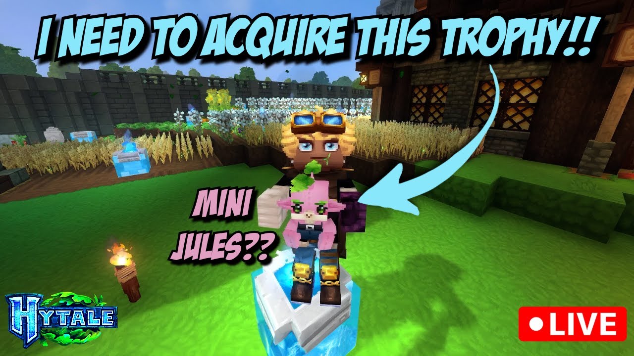 Can We Obtain The Harvest Trophy Today??? | Hytale Hop in & Chat!! :))