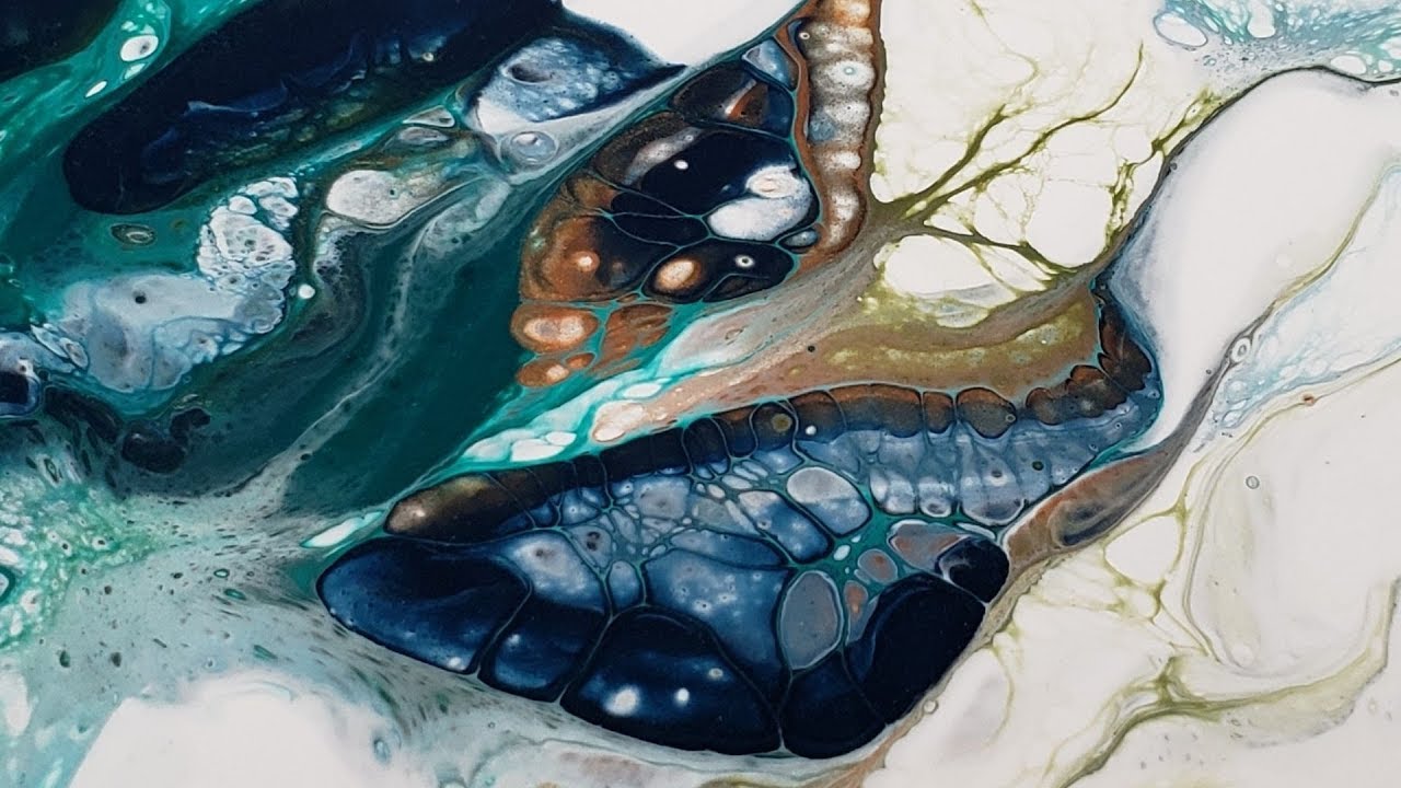 4 Tile Dutch Pour Collab W/ Christina Welch & her NEW POURAGE POSSE PAINTS!
