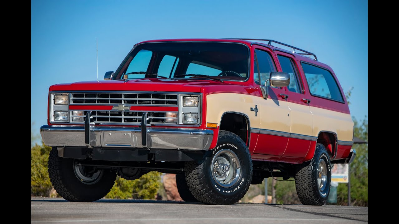 1985 Chevrolet Suburban Silverado 10 4x4 - Walk Around &Test drive Presentation