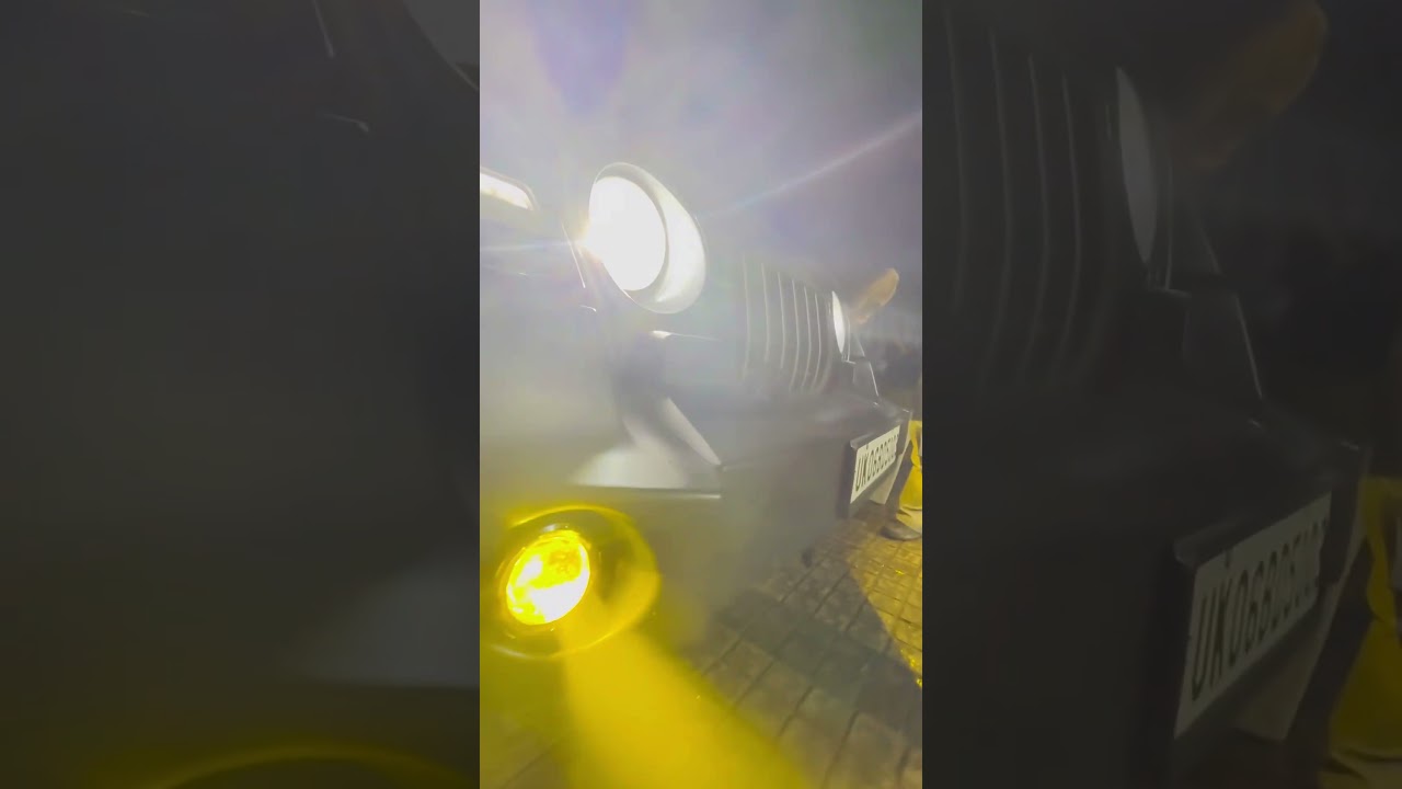 Projector fog Lamp installed in Thar ✅ 