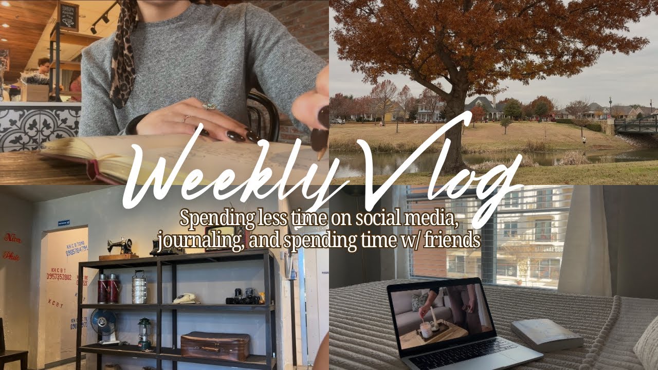 Vlog: Slow days in December | journaling and spending time with friends