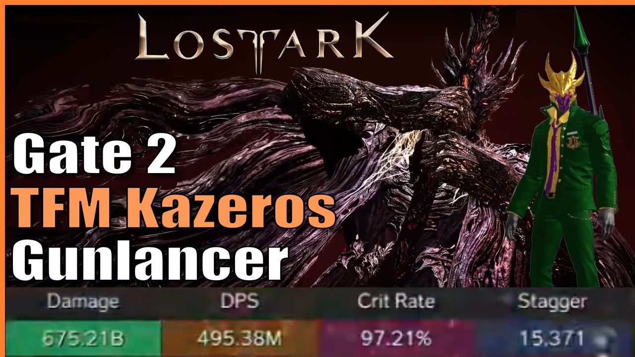 Check Please! TFM Kazeros Gate 2 (Lone Knight Gunlancer) | Lost Ark