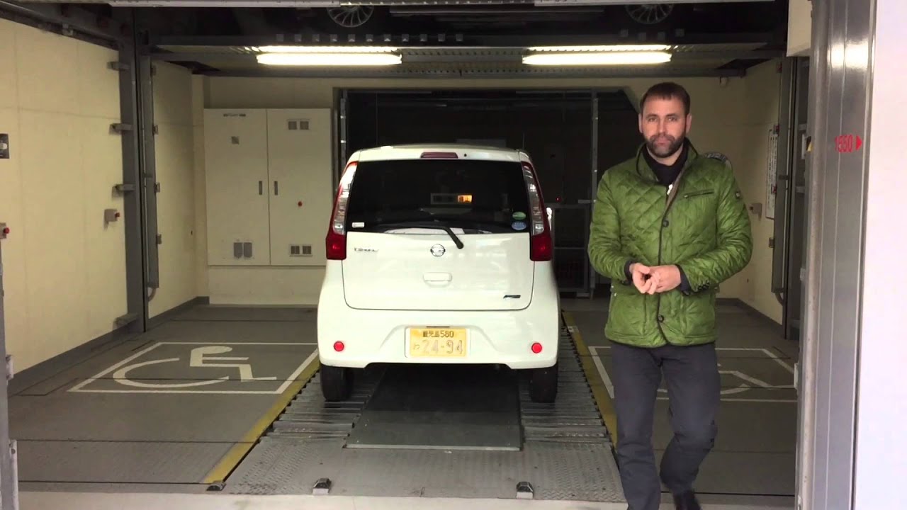 Parking our car at Kagoshima, Japan. 22/23.12.2014