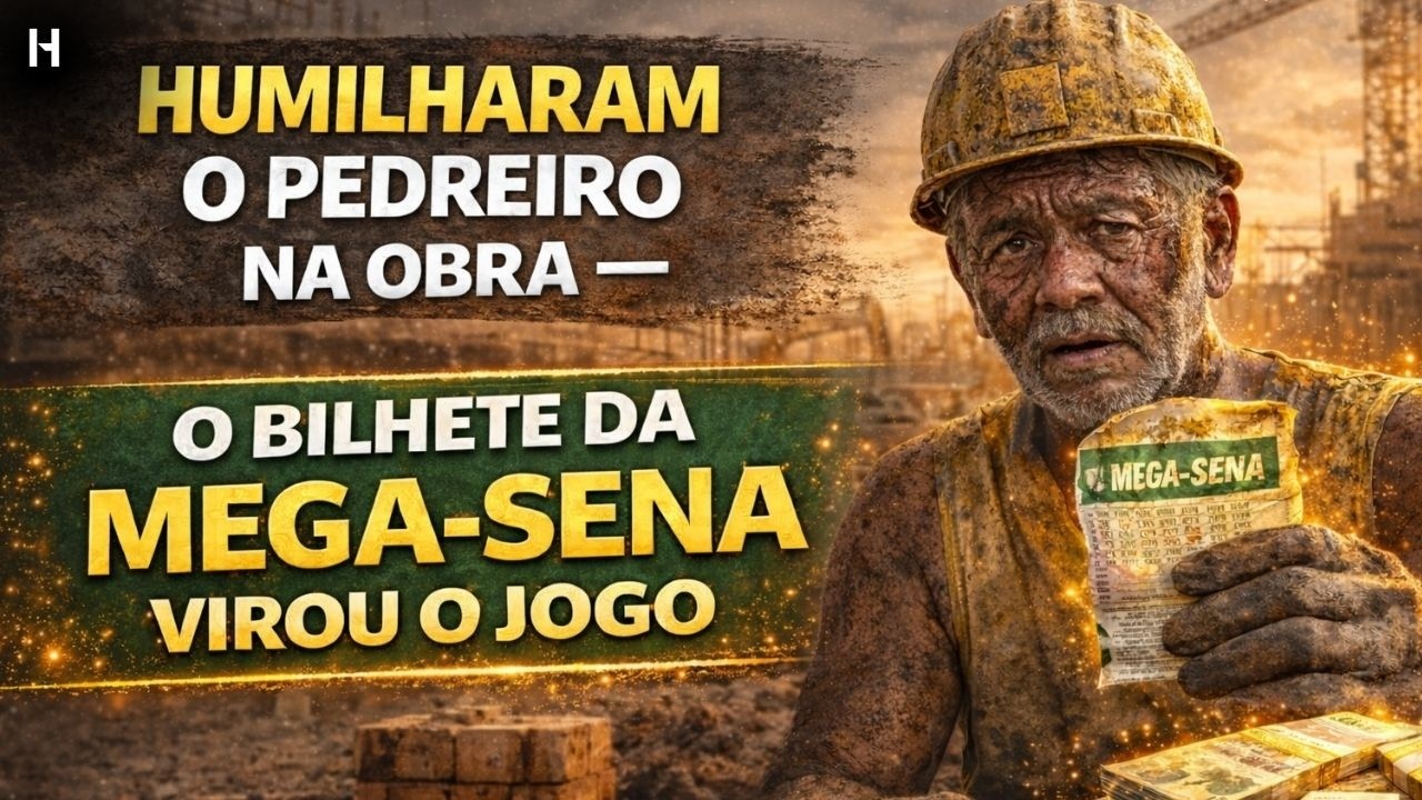 Humilhado no Canteiro, Honrado por Deus — O Velho Pedreiro que Venceu na Mega-Sena