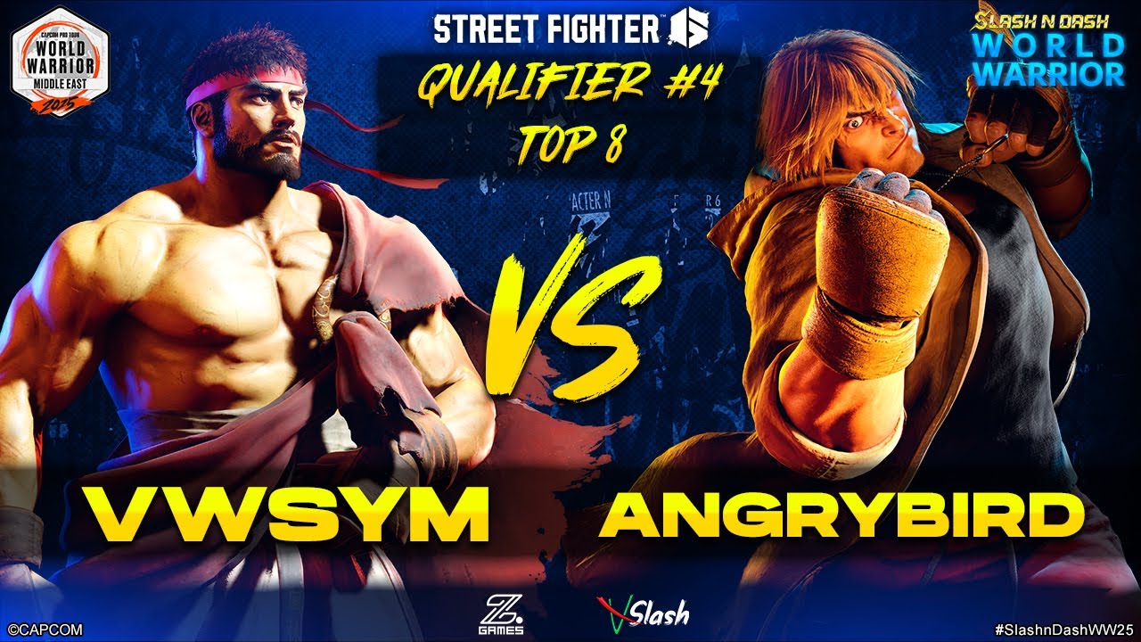 WORLD WARRIOR 2025 | vWsym (RYU) vs Angrybird (KEN) 💥 TOP 8 | SF6 - Slash And Dash Qualifier #4