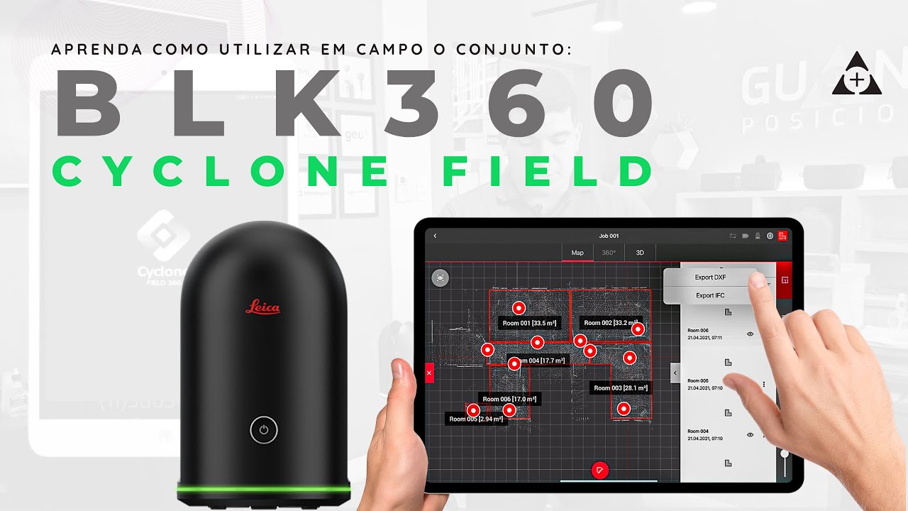 Configurando BLK360 G1 e Cyclone Field em campo!