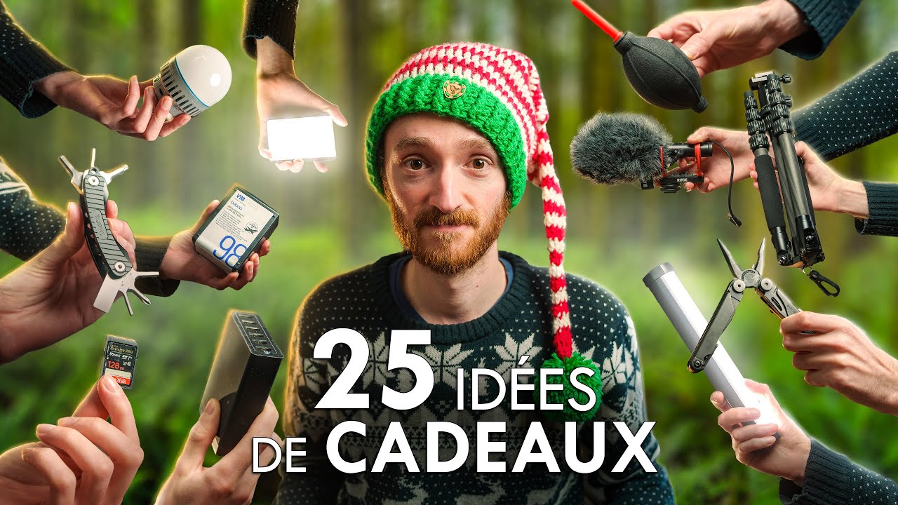 25 idées d'achat PHOTO et VIDÉO (matos que j'utilise)