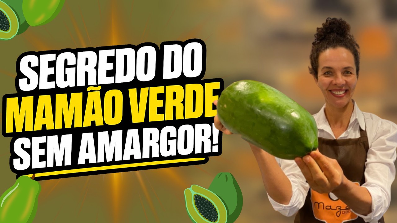 DICA PARA FAZER UM DOCE DE MAMÃO VERDE