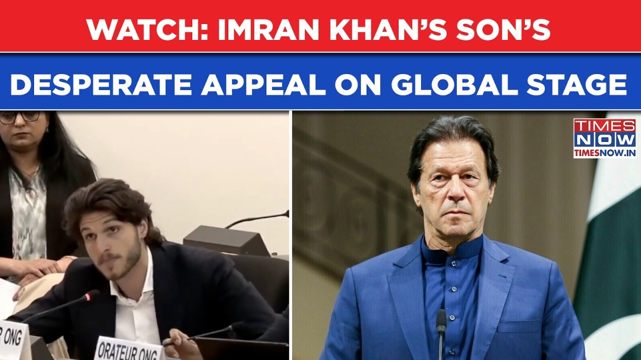 Imran Khan&rsquo;s Son Kasim&rsquo;s Emotional Appeal At World Stage| Pakistan&rsquo;s Sharif, Munir Exposed| Watch